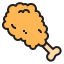 Fried chicken アイコン 64x64