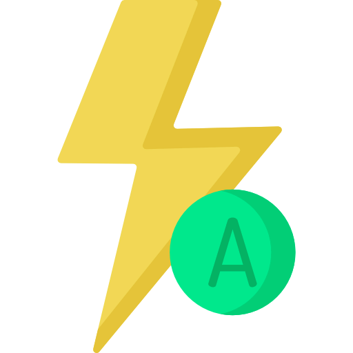 Auto flash icon