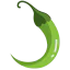 Green chili pepper Ikona 64x64