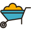 Wheelbarrow icon 64x64