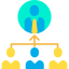Hierarchy structure icon 64x64