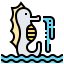 Sea horse icon 64x64