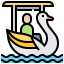 Swan boat icon 64x64
