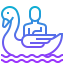 Swan boat icon 64x64