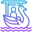 Swan boat icon 64x64