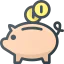 Piggy bank icon 64x64
