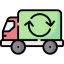 Garbage truck icon 64x64