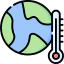 Global warming icon 64x64