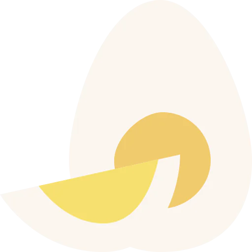 Boiled egg icon