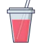 Strawberry juice icon 64x64