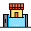 Mobile shopping icon 64x64