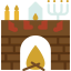 Fireplace icon 64x64