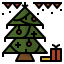 Christmas tree icon 64x64