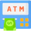 Atm machine icon 64x64