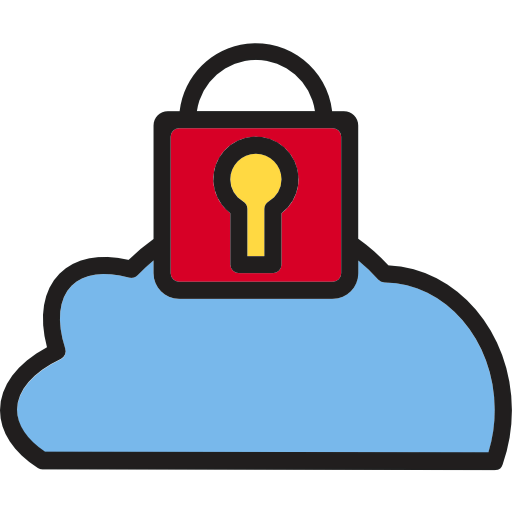 Cloud lock icon