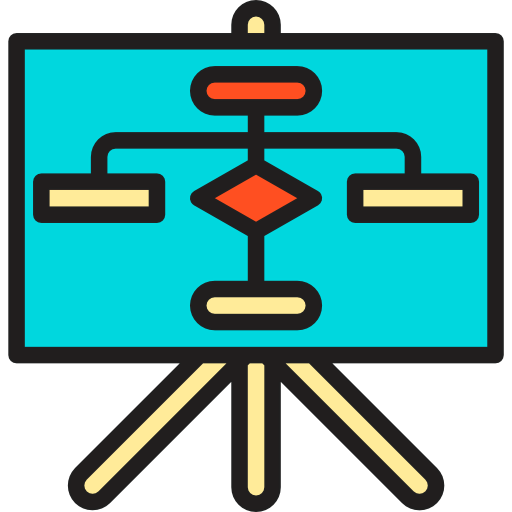 Flow chart icon