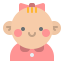 Baby girl icône 64x64