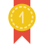 Gold medal icon 64x64