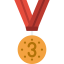 Bronze medal icon 64x64