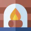 Fireplace icon 64x64