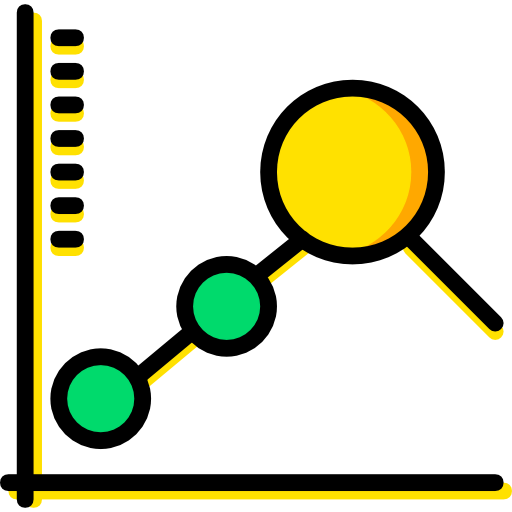 Line chart biểu tượng