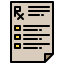 Medical prescription icon 64x64