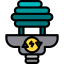 Eco bulb icon 64x64