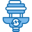 Eco bulb icon 64x64