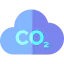 Carbon dioxide icon 64x64