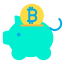 Piggy bank ícone 64x64