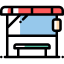 Bus stop icon 64x64