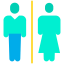 Restroom Symbol 64x64
