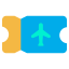 Plane ticket icon 64x64