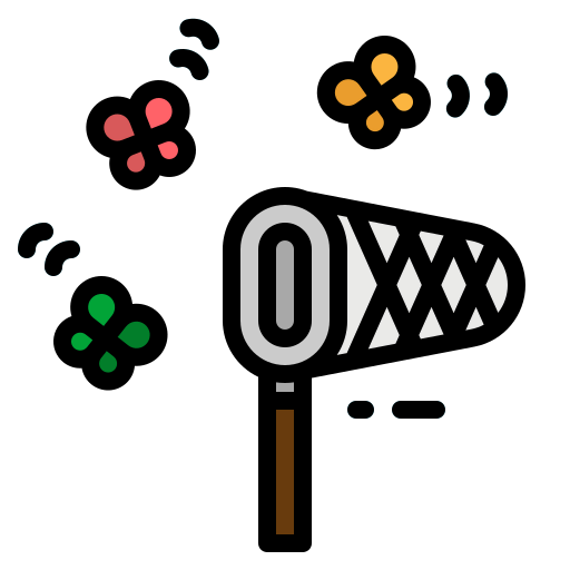 Butterfly net icon