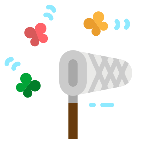 Butterfly net icon