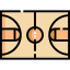 Basketball court ícono 64x64