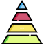 Pyramid chart biểu tượng 64x64