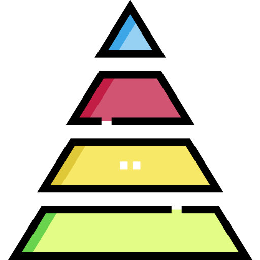 Pyramid chart icône