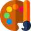 Color palette biểu tượng 64x64