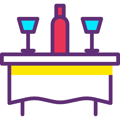 Dinner table icon