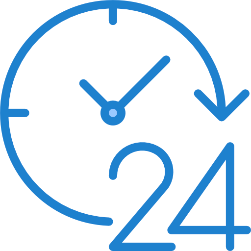 24 hours icône
