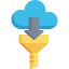 Cloud computing ícone 64x64
