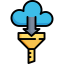 Cloud computing ícone 64x64