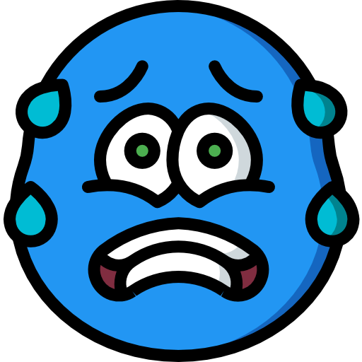 Scared icon