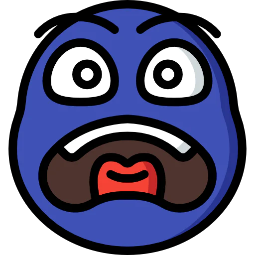 Frightened icon