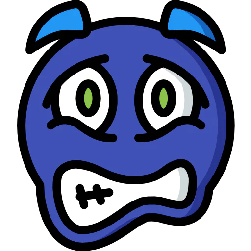 Scared icon