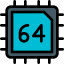 Cpu biểu tượng 64x64