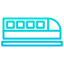 High speed train icon 64x64