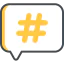 Hashtag іконка 64x64