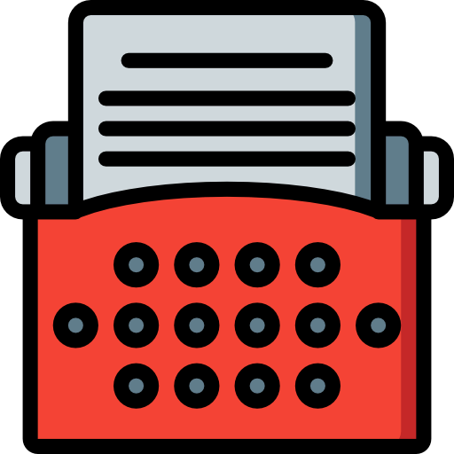 Typewriter icon